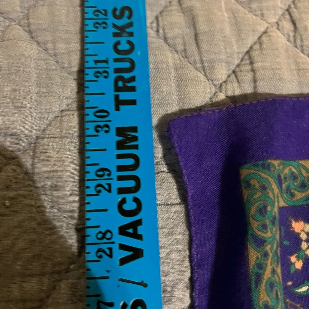 Express Blue‎ and Cream Scarf with Mandala Pattern
